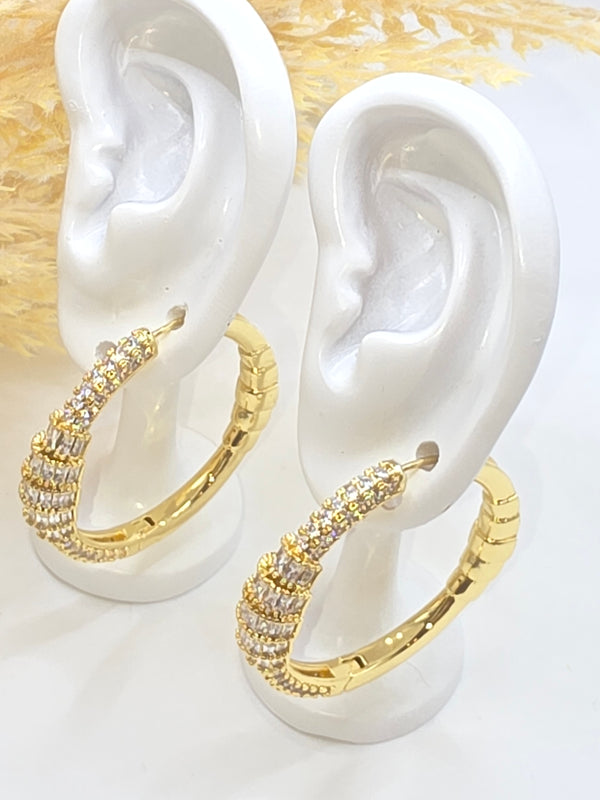 Aretes de Vidrio Real 35 mm