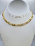16-inch Heart Shaped Glass Choker with extension
