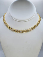 16-inch Heart Shaped Glass Choker with extension
