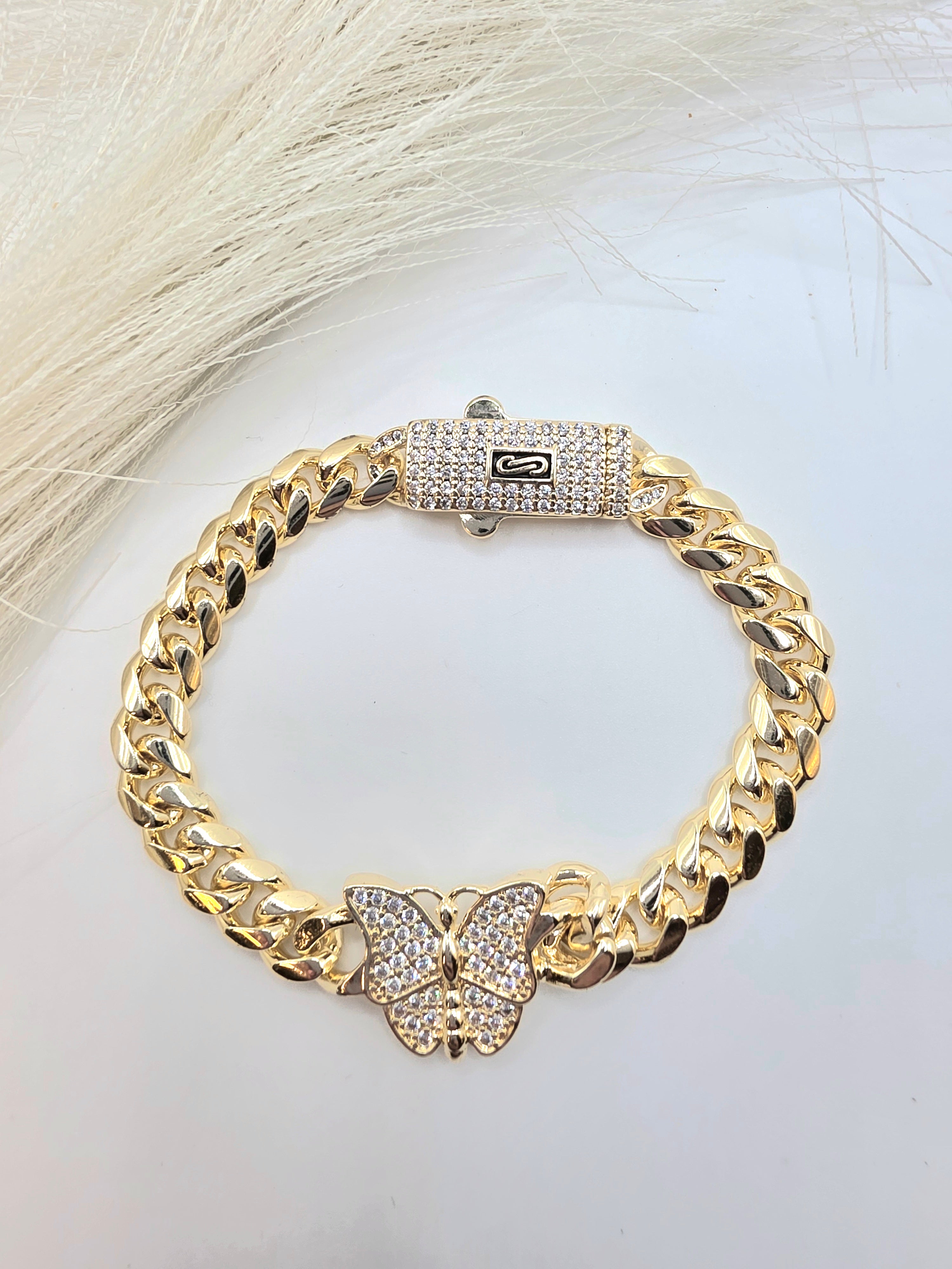 Pulsera Monaco Mariposa  Size 7inch