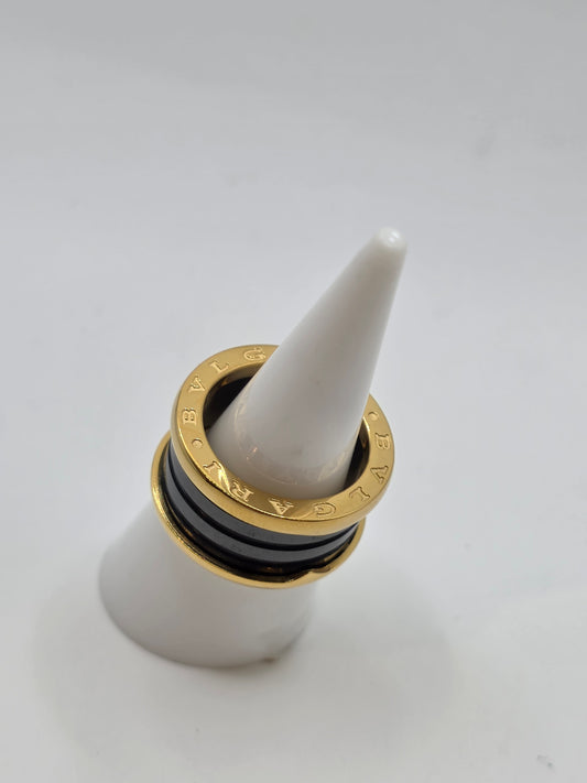 Anillo Bulgary  Oscuro Marcado