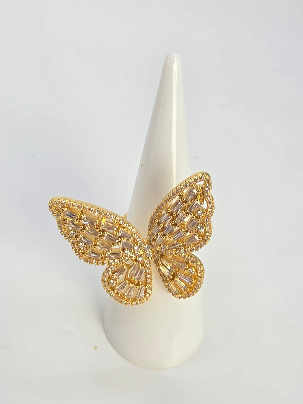 Adjustable Butterfly Ring