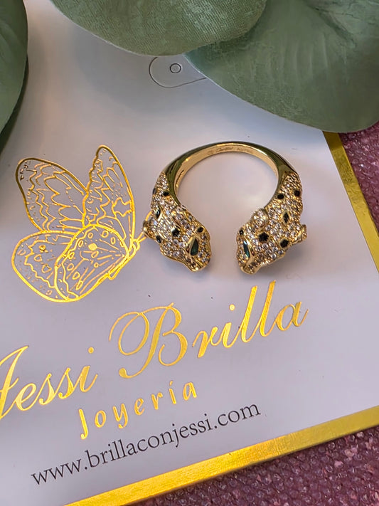Anillo Cartier pantera ajustable sise 7/8/9