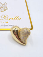 Anillo Corazón Grande size 7 extiende a 8