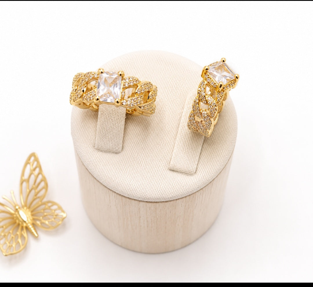 Brillando como Princesa anillo de cadenas