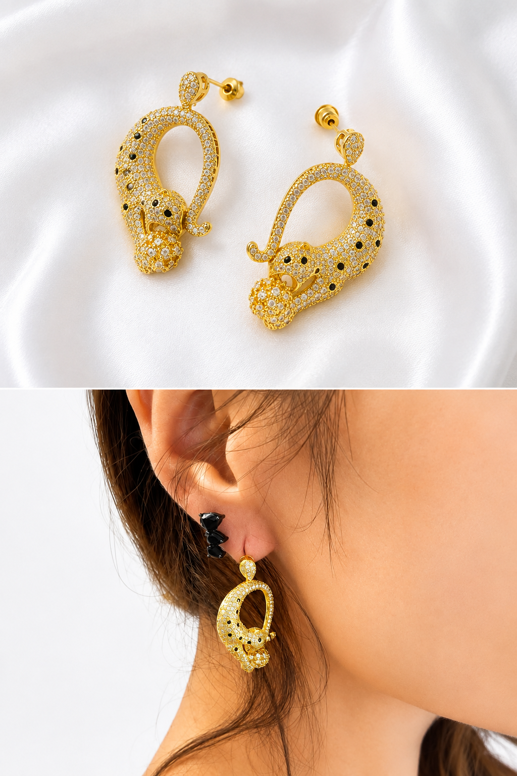 Aretes de Pantera Katiuska