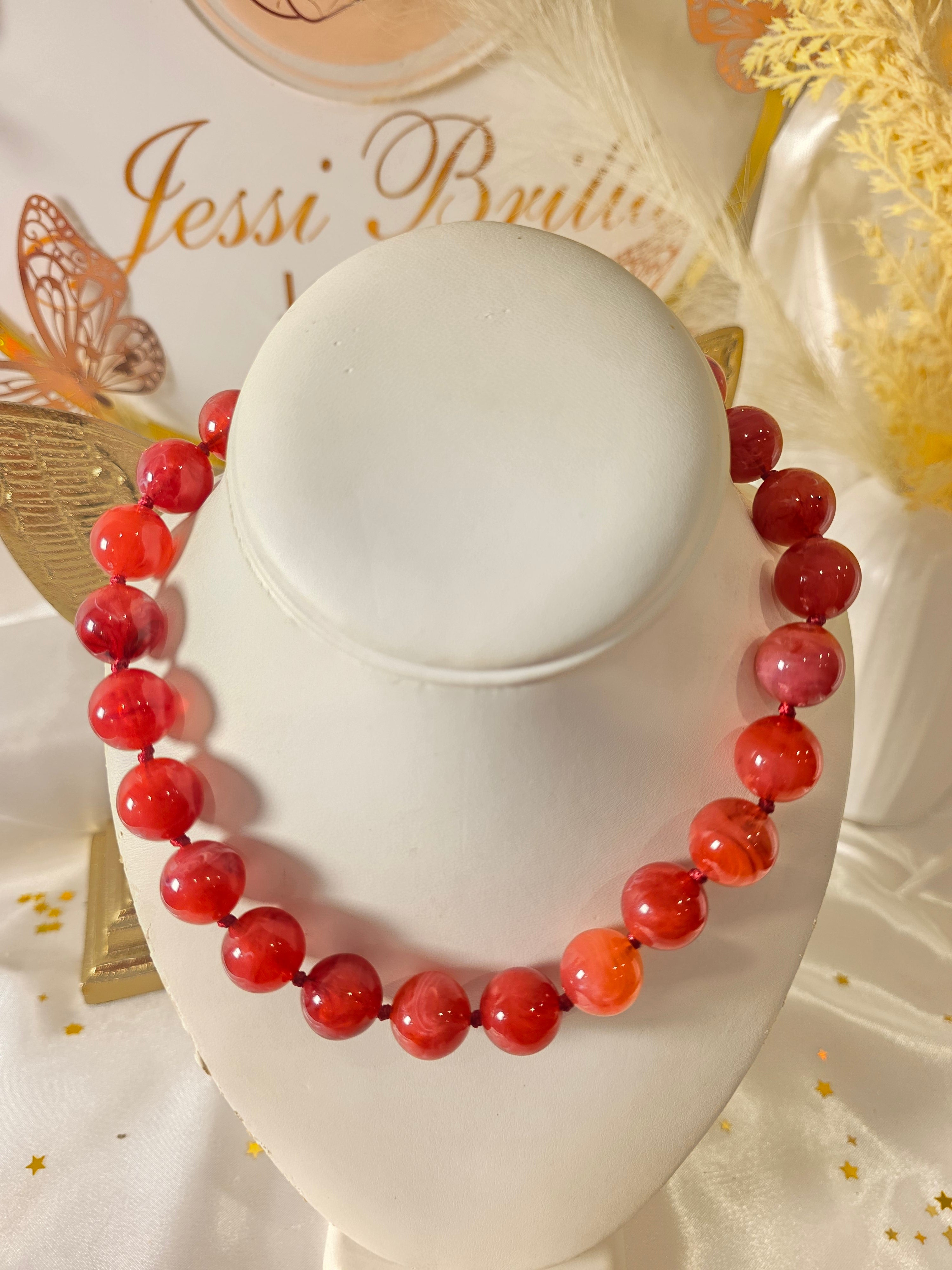Collar de Bola de Chicle Colores para ti -size 18inch con extension