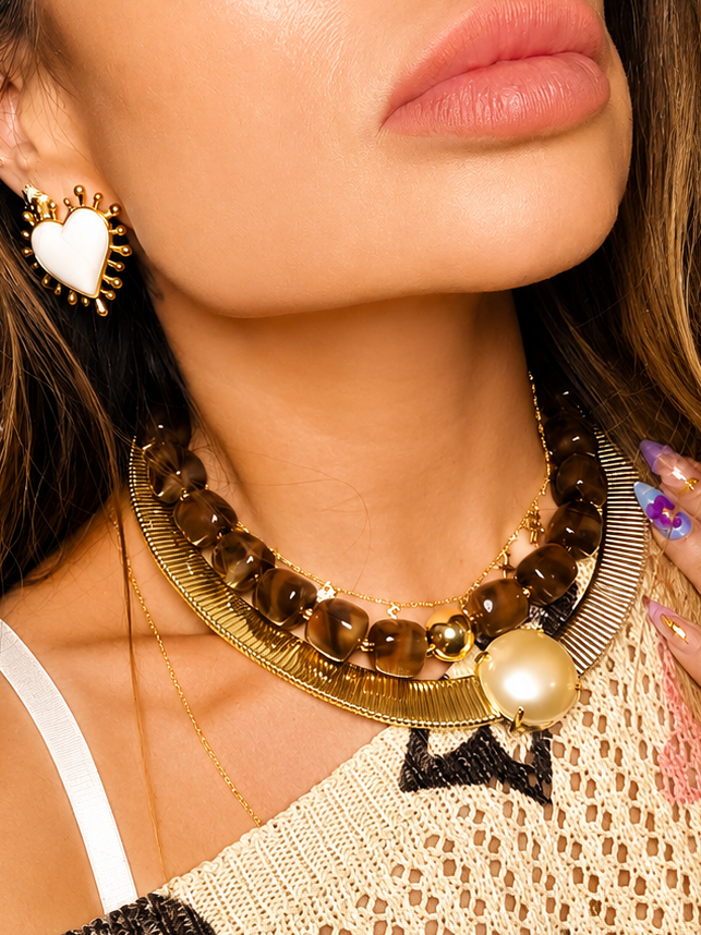 Collar Cleopatra'Size 16inch con extension