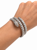 Brazalate Serpiente en Cristal Inspirado