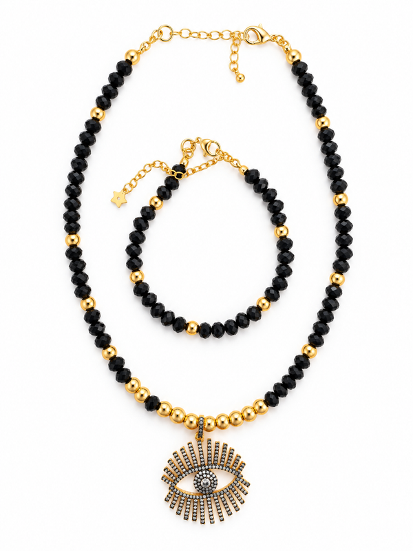 SET QUE ENAMORA CON OJO TURCO OSCURO