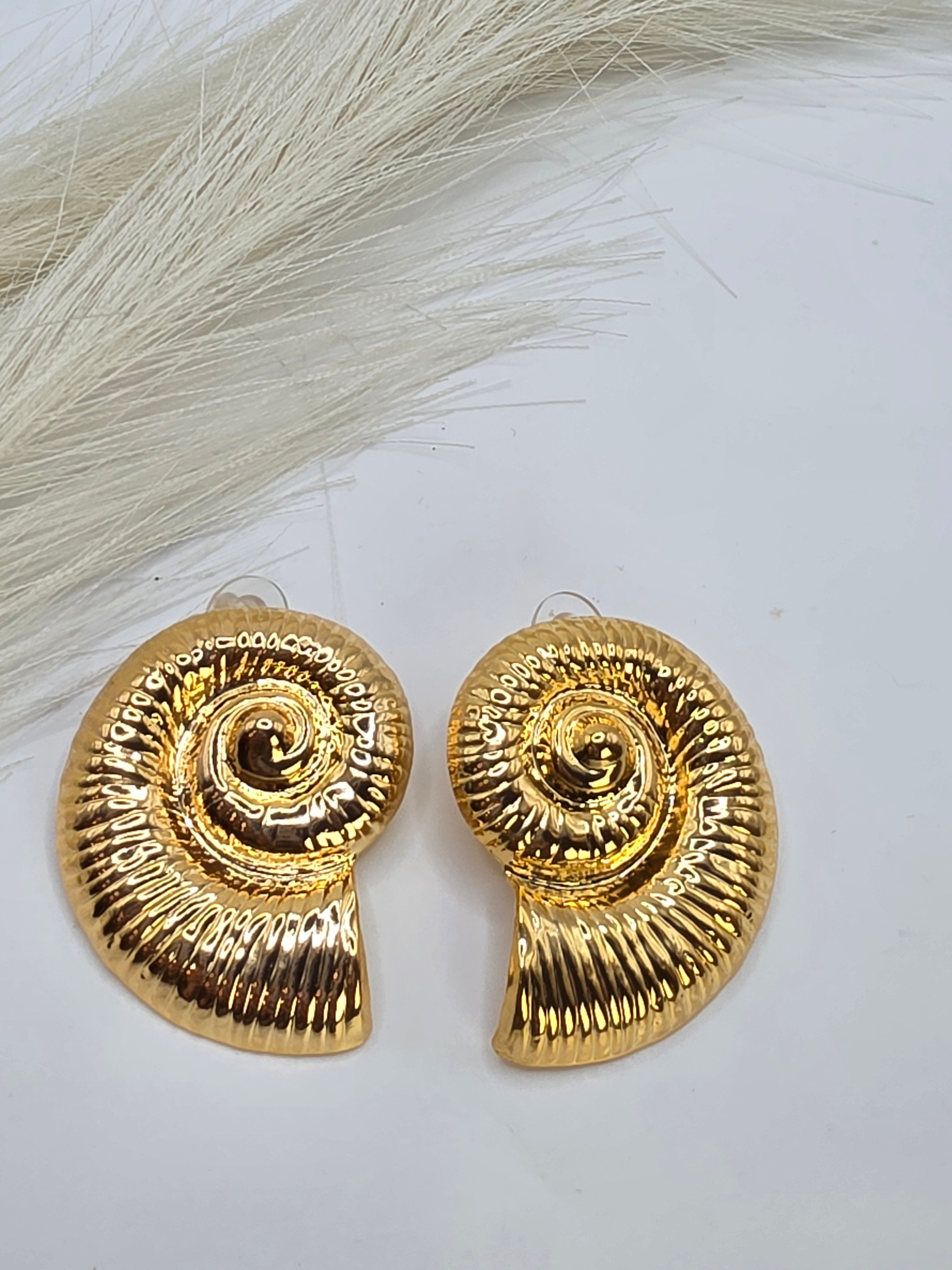 Snail Shell Earrings