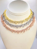 Glass Heart Choker 5AA