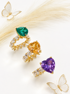 Anillos Princesa de Vidrio Real