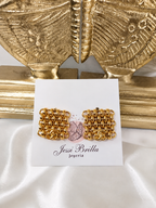 Aretes que cambian tu Luz Tejidos 5mm