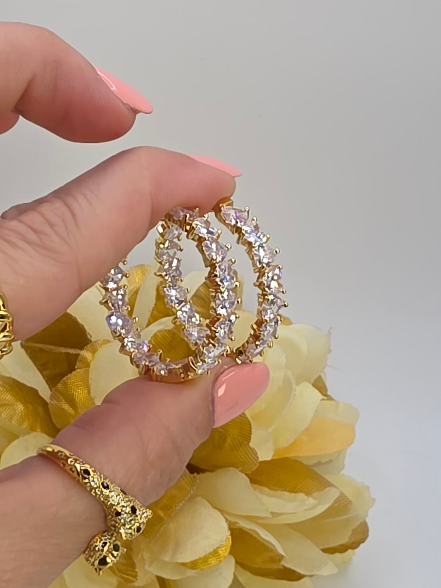 Argollas de Vidrio Real de 25mm