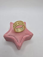Gold-plated treble ring, 14k laminated
