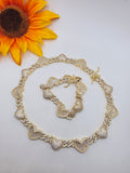 Set de Corazones en Vidrio Real -Size 16inch/7inch