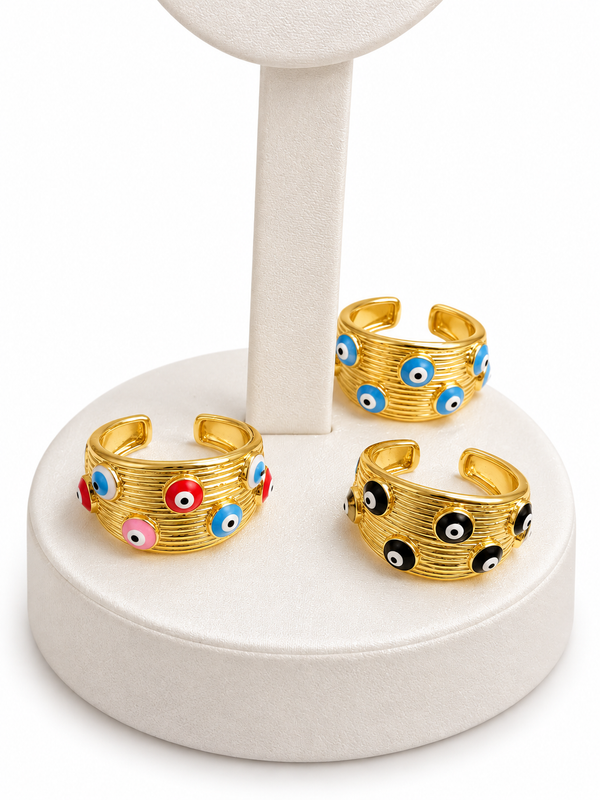 ANILLOS AJUSTABLES OJO TURCO