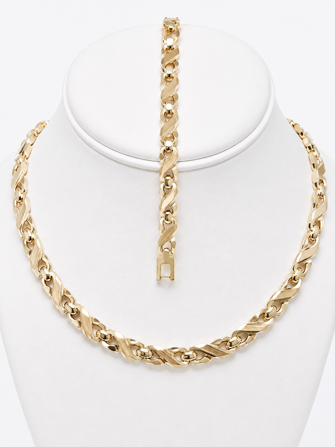 Set de Collar de hojas- Size  18inch /7inch