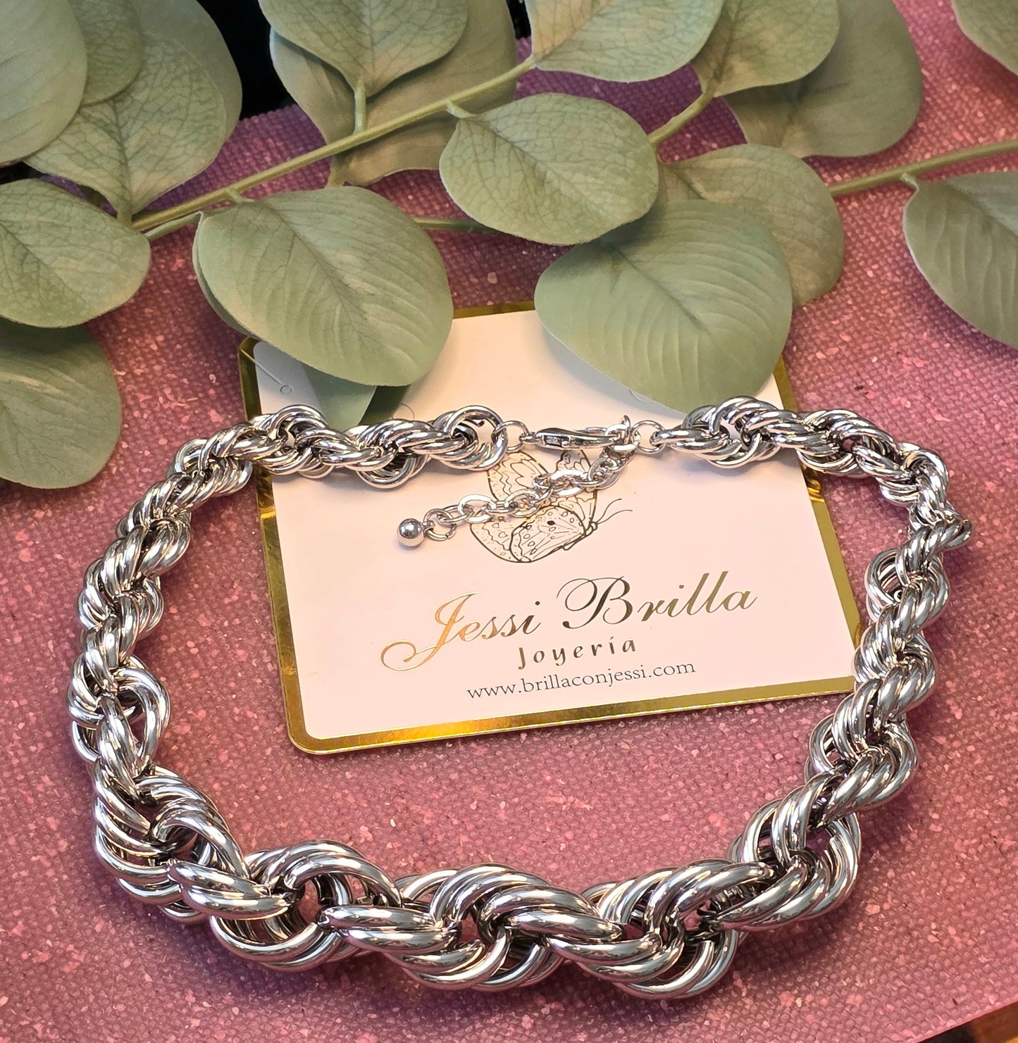 Gargantilla toral silver 16inch