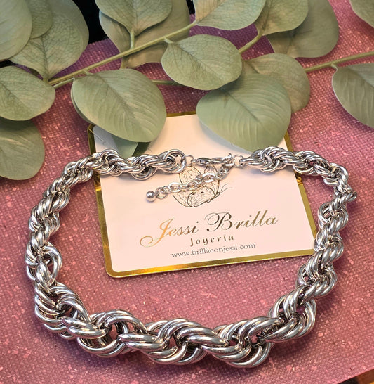 Gargantilla toral silver 16inch