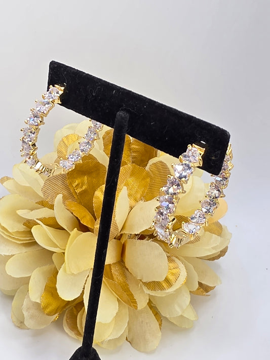 Argollas de Vidrio Real de 25mm