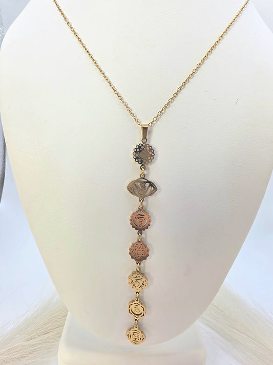 Cadena dec18inch con signos chinos de suerte