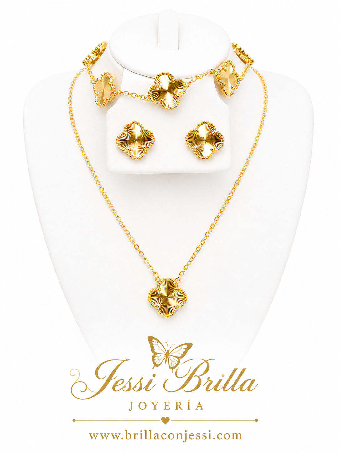 Golden flower choker