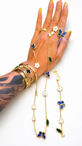 Set de Suete Van  Cadena larga de 32cm  ajustable- pulsera y anillo ajustable