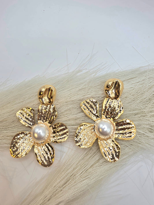 Aretes de Flor Grande