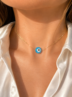 Ojo de Pierdra Murano - Cadenas Ajustables desde 14imch hasta 18inch