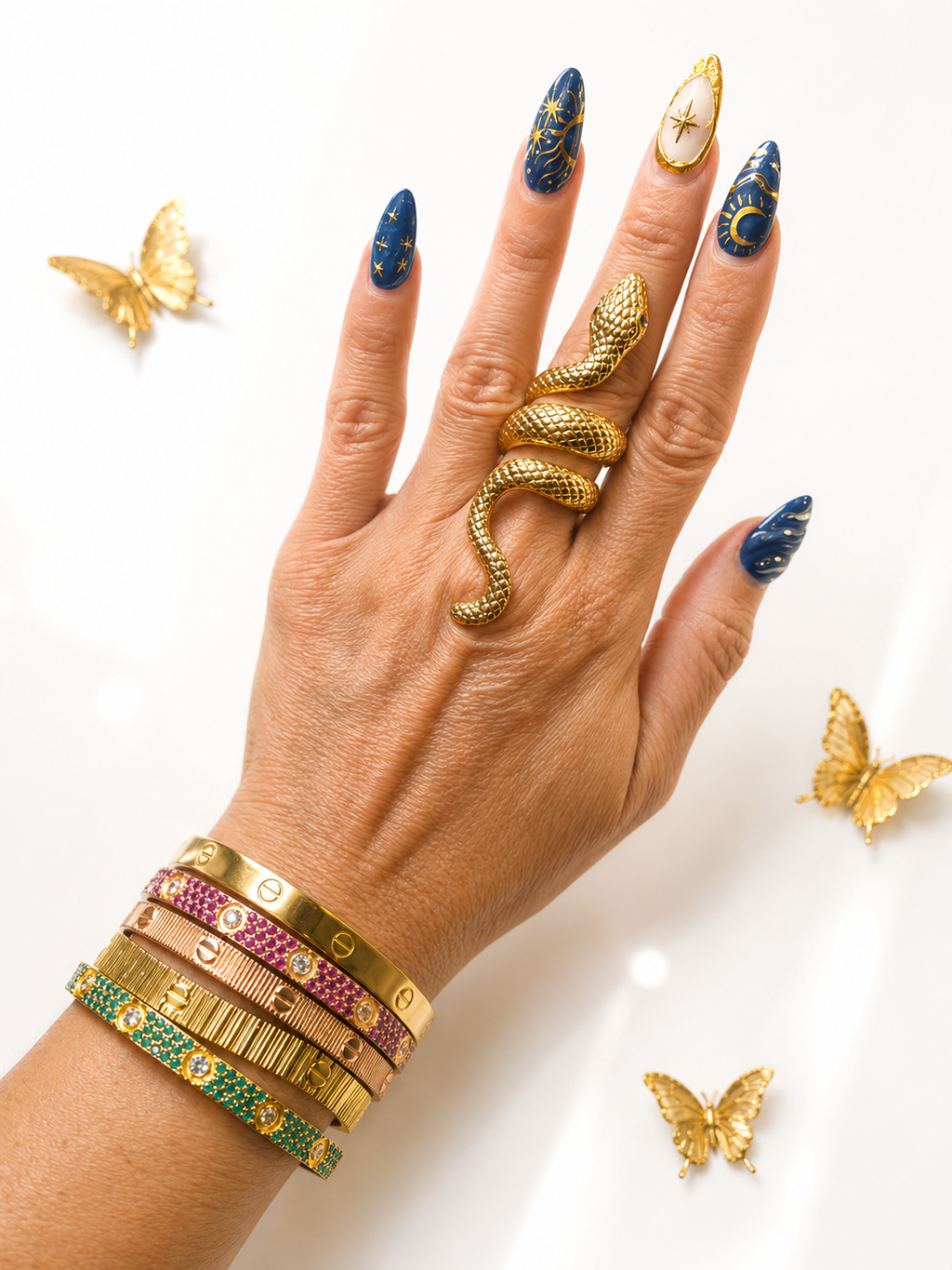 Anillo Serpiente Cleopatra