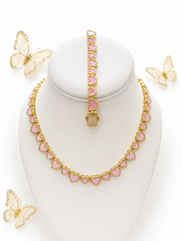 Corazones Rosa