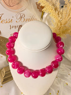 Collar de Bola de Chicle Colores para ti -size 18inch con extension