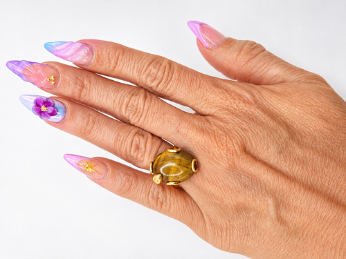 Anillo en piedra Murano -Size 7