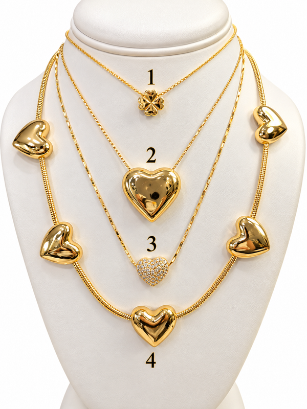 Cadenas de Corazes  Ajustables