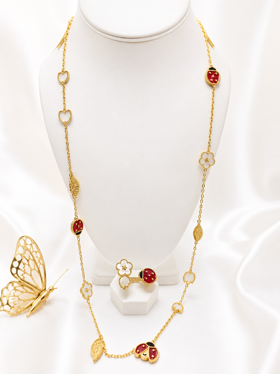 Set de Suerte en Collar y Anillo