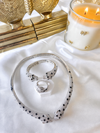 Gargantilla Leopardo- Gold y Silver se abre y se adapta