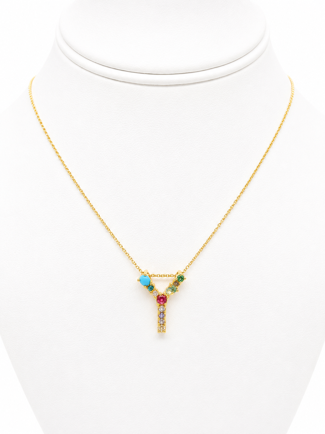 Small Rainbow Initial Real 5A Glass