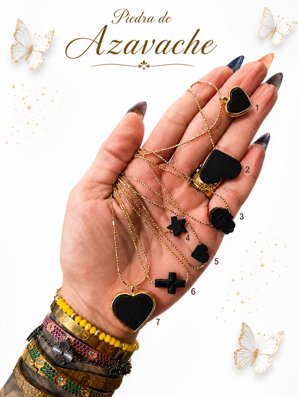 Cadena Delgada con Azabache Real