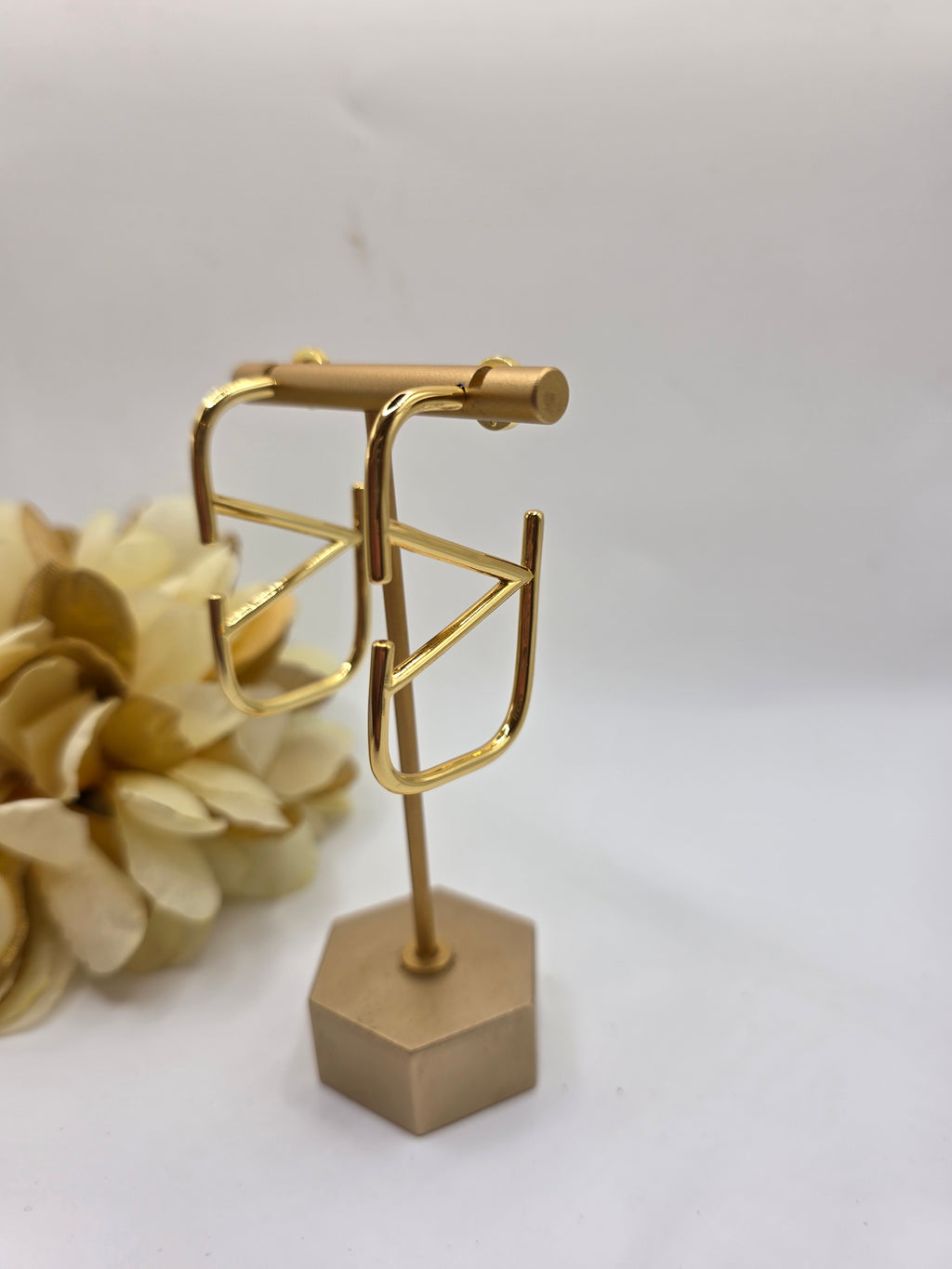 Aretes largos Velentinos | Laminado 14k Alta Calidad