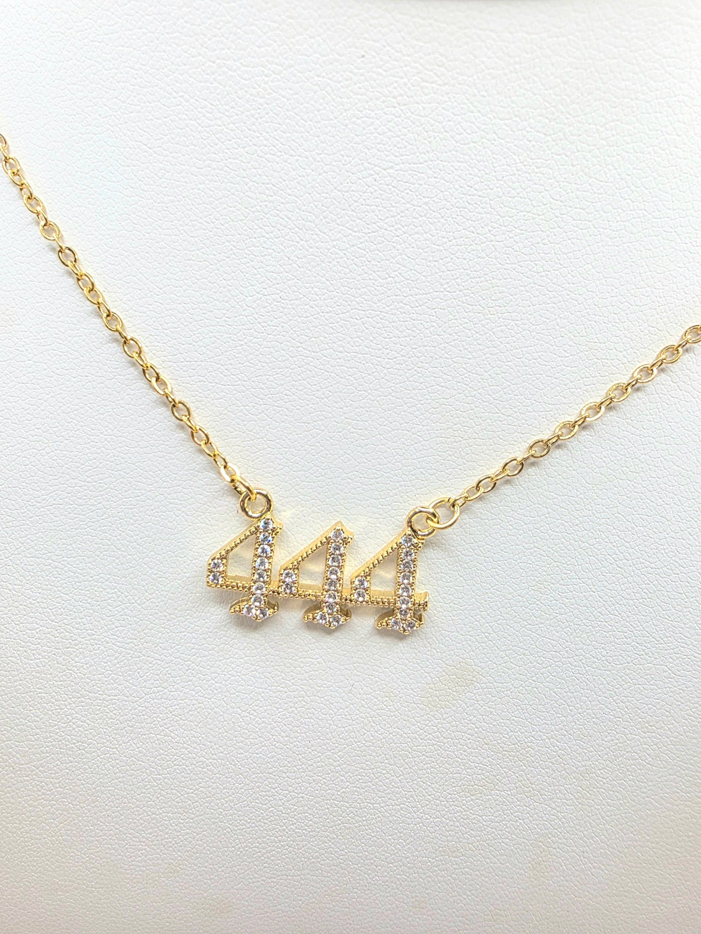 Cadena con el # 444 de 18inch Abundacia & Prosperidad