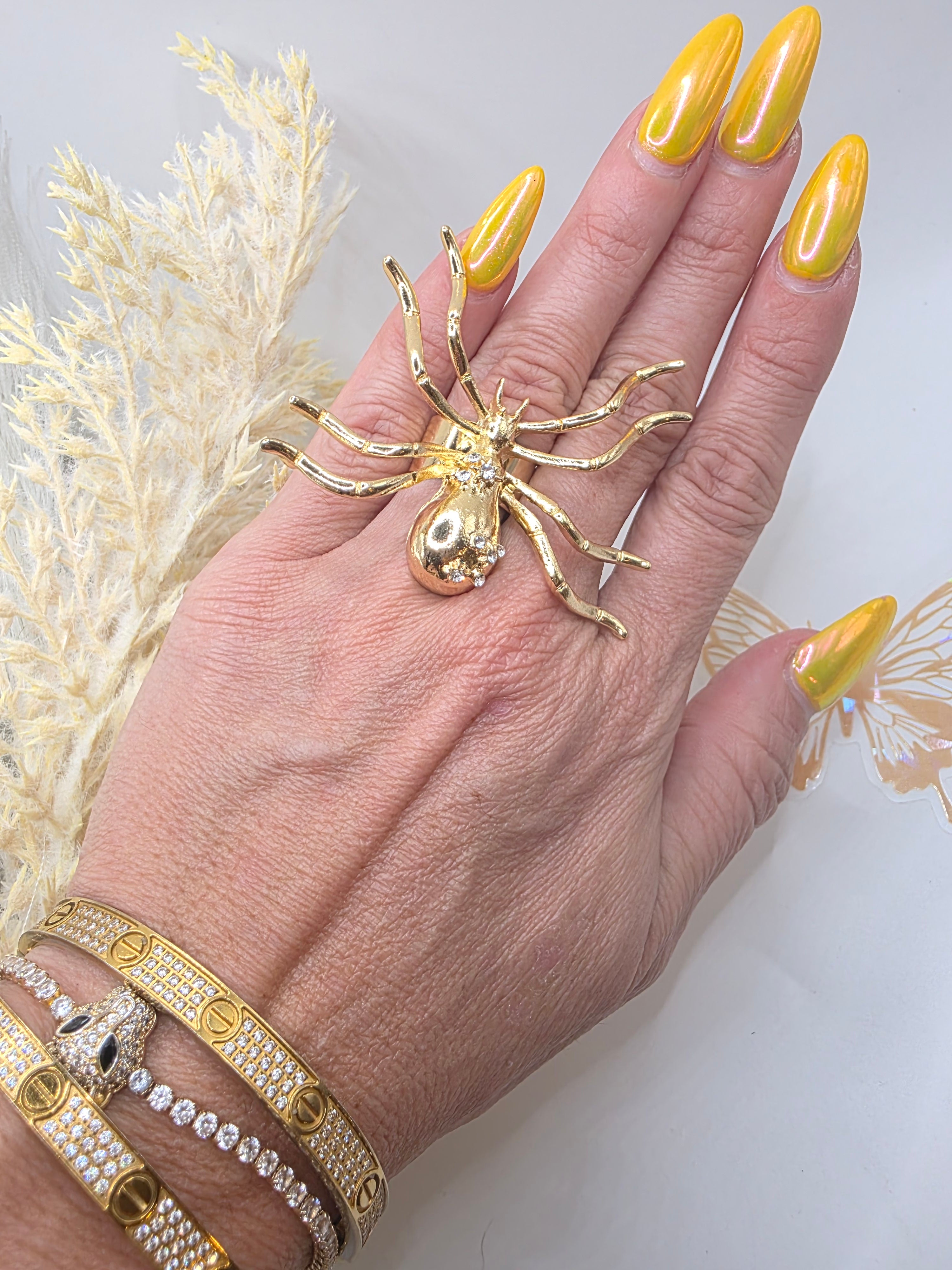 Anillo Tarántula Tendencia Vitago Ajustable