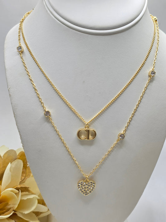 Cadena Criatian Dior Doble