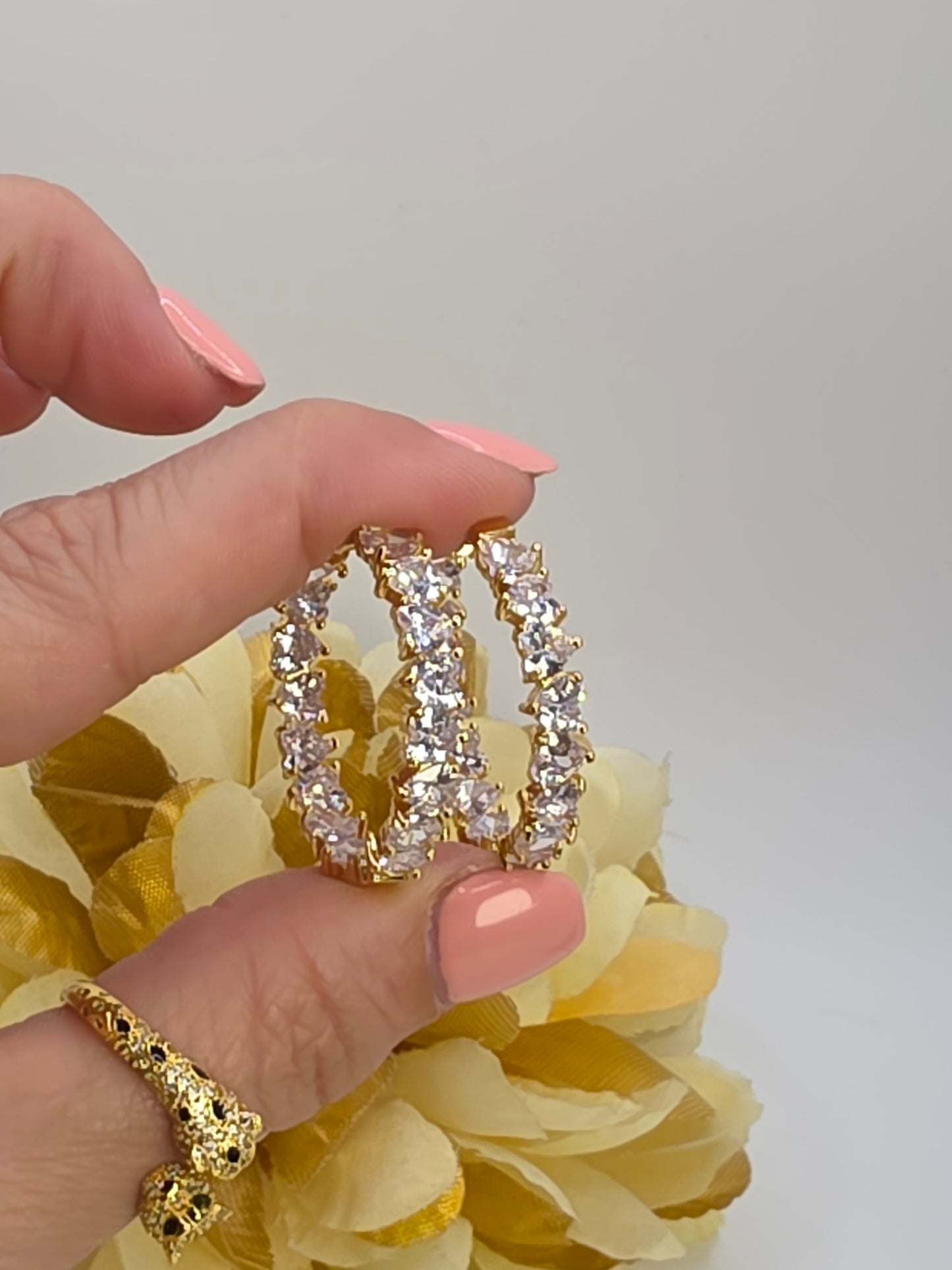 Argollas de Vidrio Real de 25mm