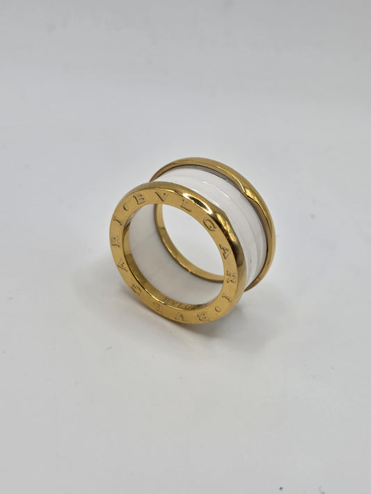 Anillo Bulgary Blanco
