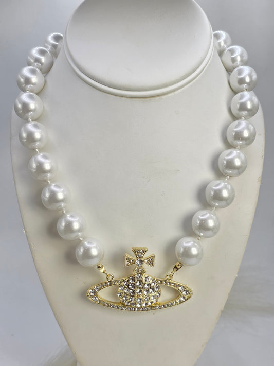 Pearl Bead Choker Size 18inch