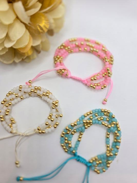 Pulseras de Balines colores