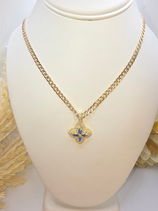 Cadena 18inch Flor de Lv