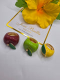 Anillo de Frutas en Vidrio size 7